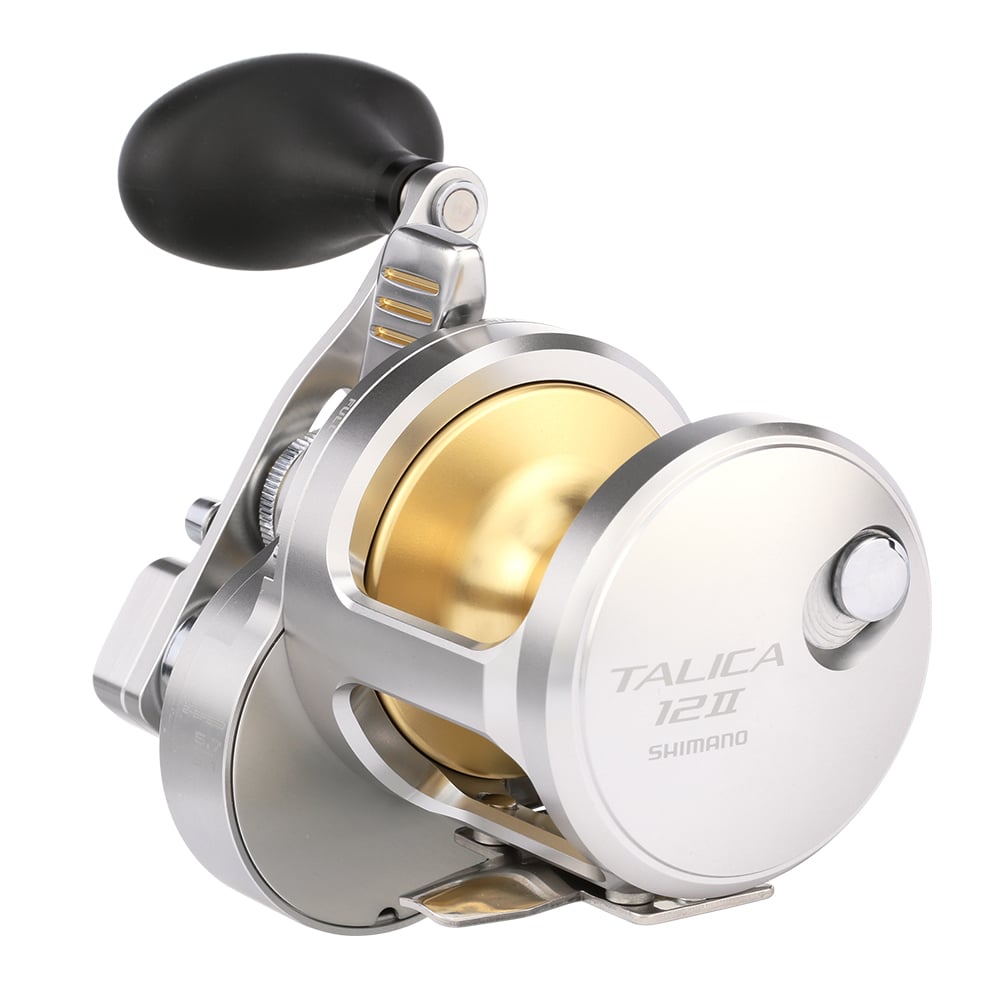 Shimano Talica A 2 Speed Conventional Reel 3.1:1/5.7:1 RH | TAC12IIA - Left Side