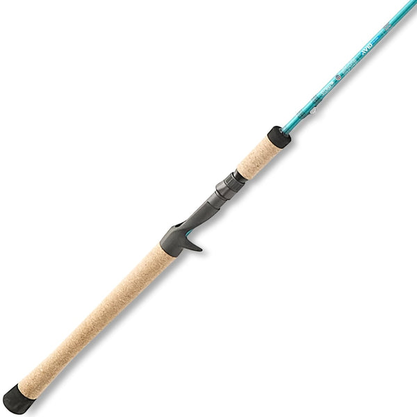 st croix 7'9 rod St. Avid Series Inshore ASIC79XHMF Casting catfish fishing Color:White Trash and dings from going YoMama (Size: 4