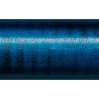 An abstract blend of bright blue, white, and deep black evokes shimmering water—mirroring the sleek St. Croix Triumph Spinning Rod 6'6" Light (TSR66LF) and its advanced SCII carbon design.