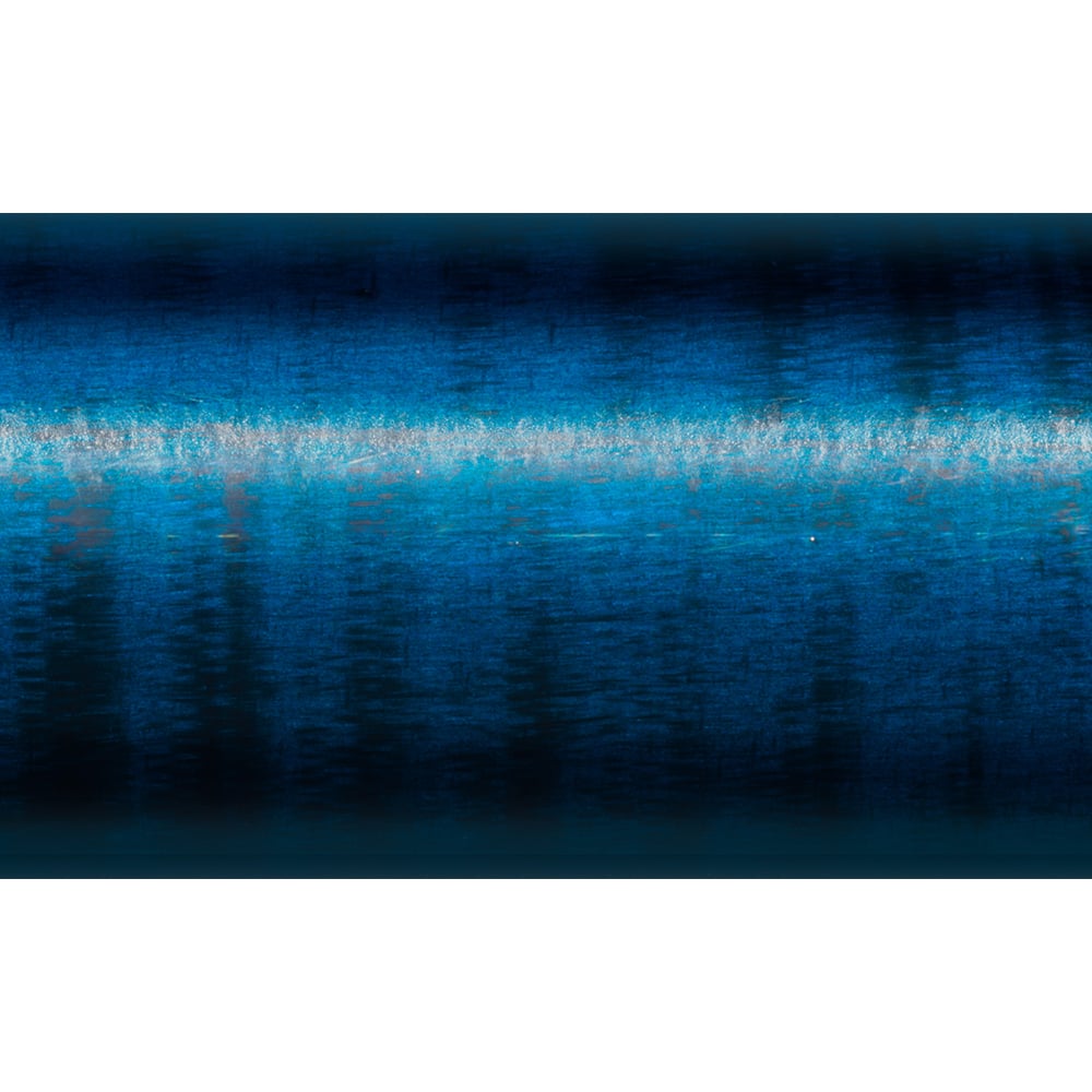 Abstract image with deep blue and black bands, a bright white center streak, evoking the sleek design and strength of the St. Croix Triumph Spinning Rod 6'6” Light 2 Piece (TSR66LF2) by St. Croix, crafted from premium SCII carbon.