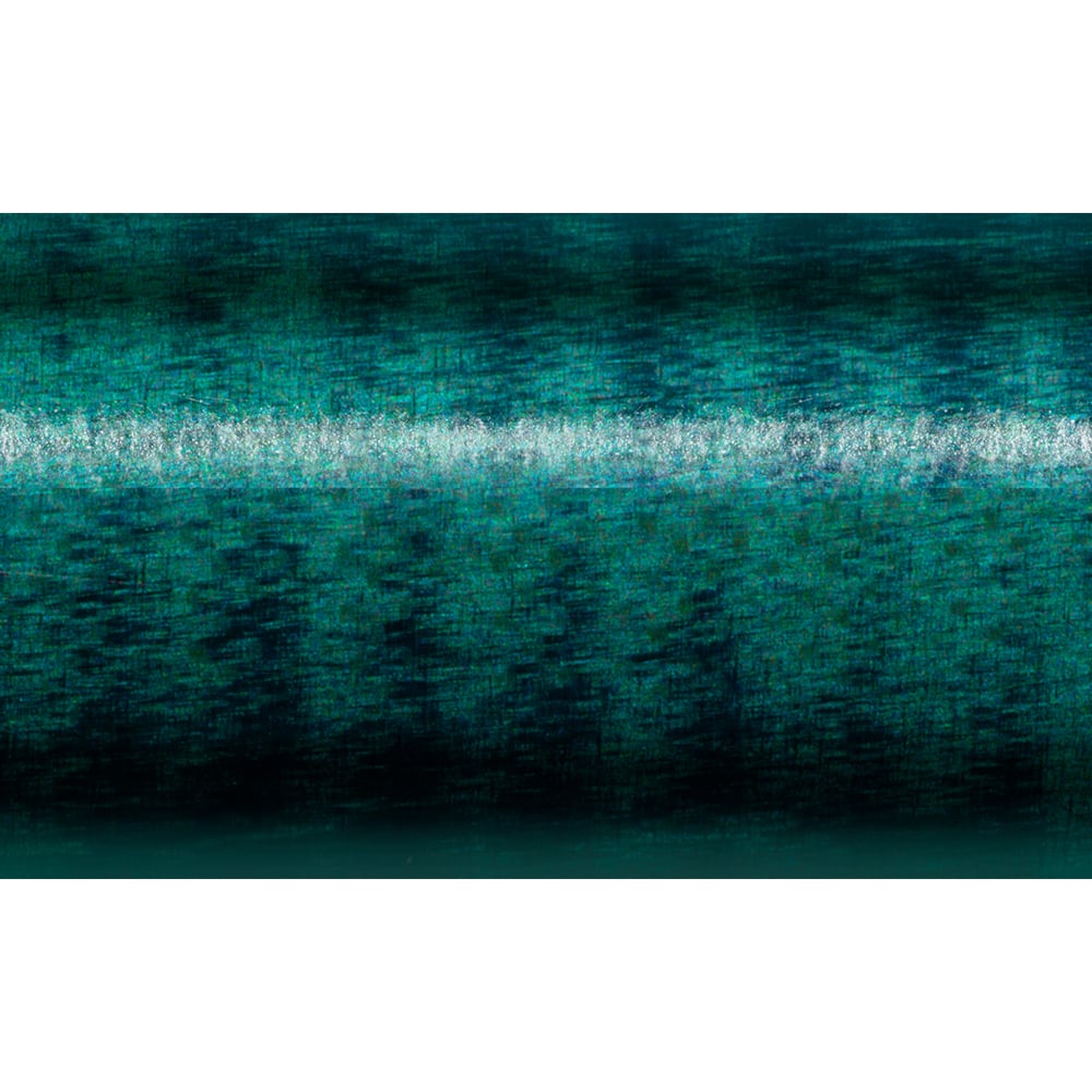 Teal and black textured surface with a horizontal white streak, evoking a brushed, metallic look—similar to the bold design of the St. Croix Triumph Inshore Casting Rod 7'0” Medium Heavy (TRIC70MHF) by St. Croix.