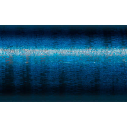 Abstract image with horizontal bands of deep blue and black and a bright streak across the center—evoking a digital glitch or the rapid motion of the St. Croix Triumph Musky Casting Rod 7'0" Extra Heavy (TMR70XHF) slicing through water.
