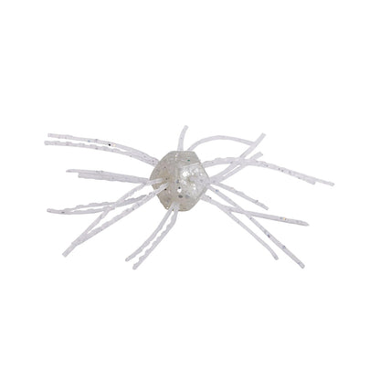 The Strike King Tumbleweed Floating 3" features a translucent, round design with thin white legs, embedded glitter for extra shine, and lifelike action in the water. Available in a 4-pack from Strike King.