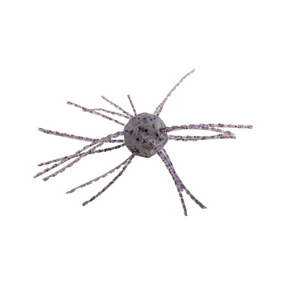 The Strike King Tumbleweed Floating 3" lure features a small, round gray body with multiple flexible speckled appendages for lifelike action, mimicking spider or octopus legs to entice strikes. Available in a 4-pack from Strike King.