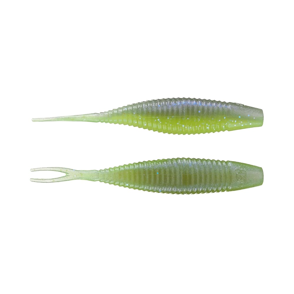 Yamamoto Scope Shad Chartreuse Electric Blue