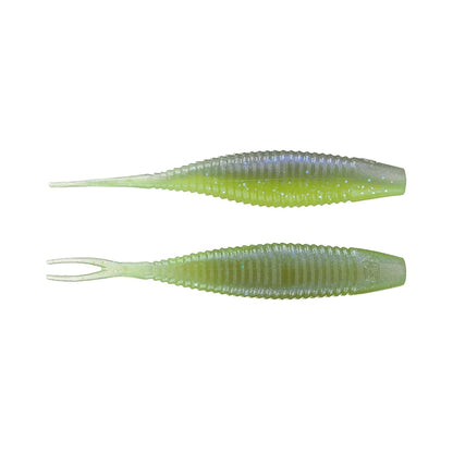 Yamamoto Scope Shad Chartreuse Electric Blue