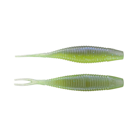 Yamamoto Scope Shad Chartreuse Electric Blue
