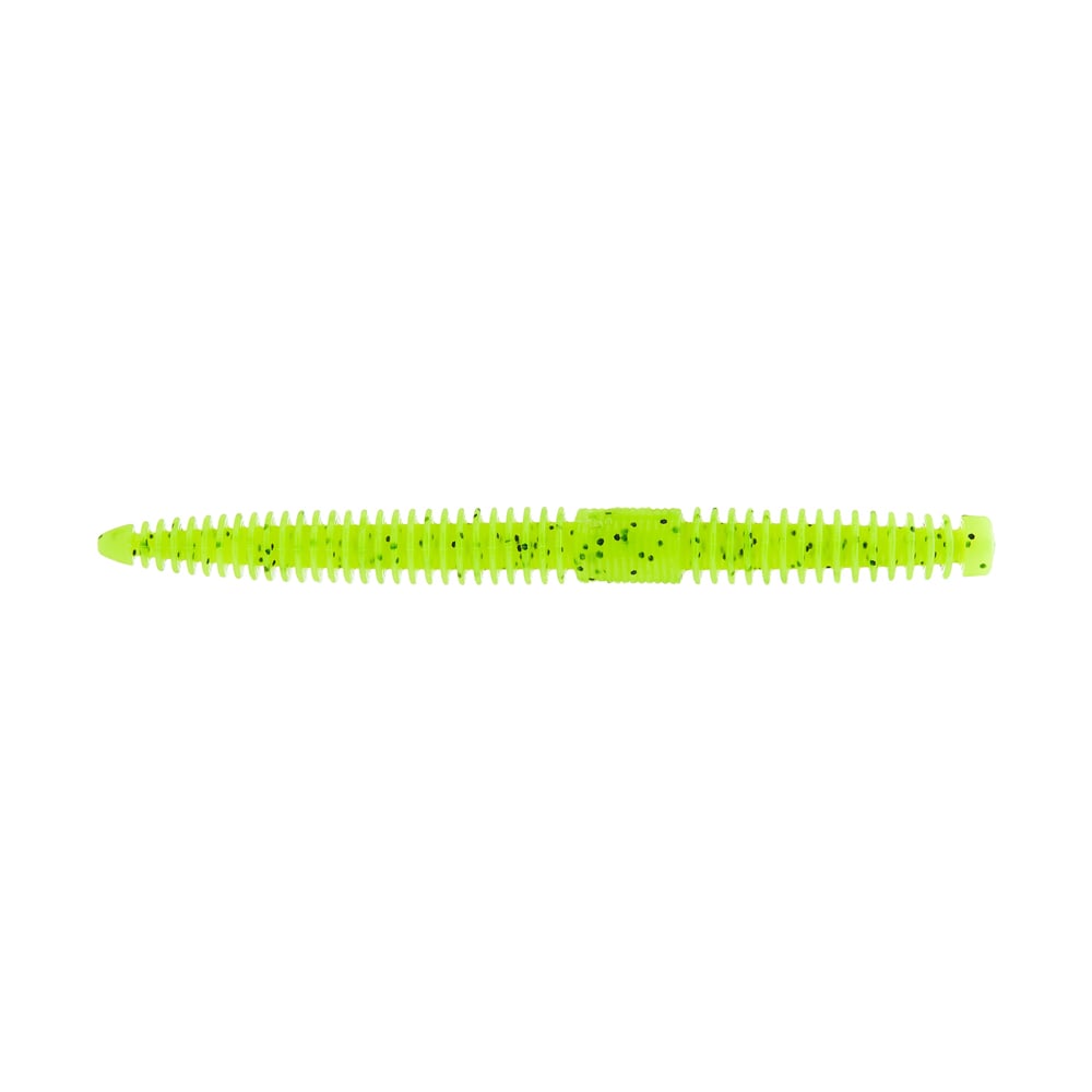 Yamamoto Slinko Floater Worm 5.5" Chartreuse Black