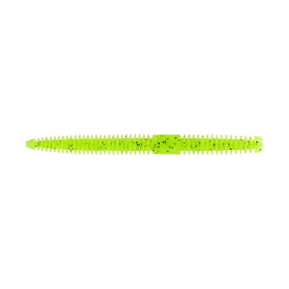 Yamamoto Slinko Floater Worm 5.5" Chartreuse Black