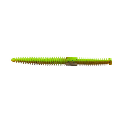 Yamamoto Slinko Floater Worm 5.5" Chartreuse Pumpkin