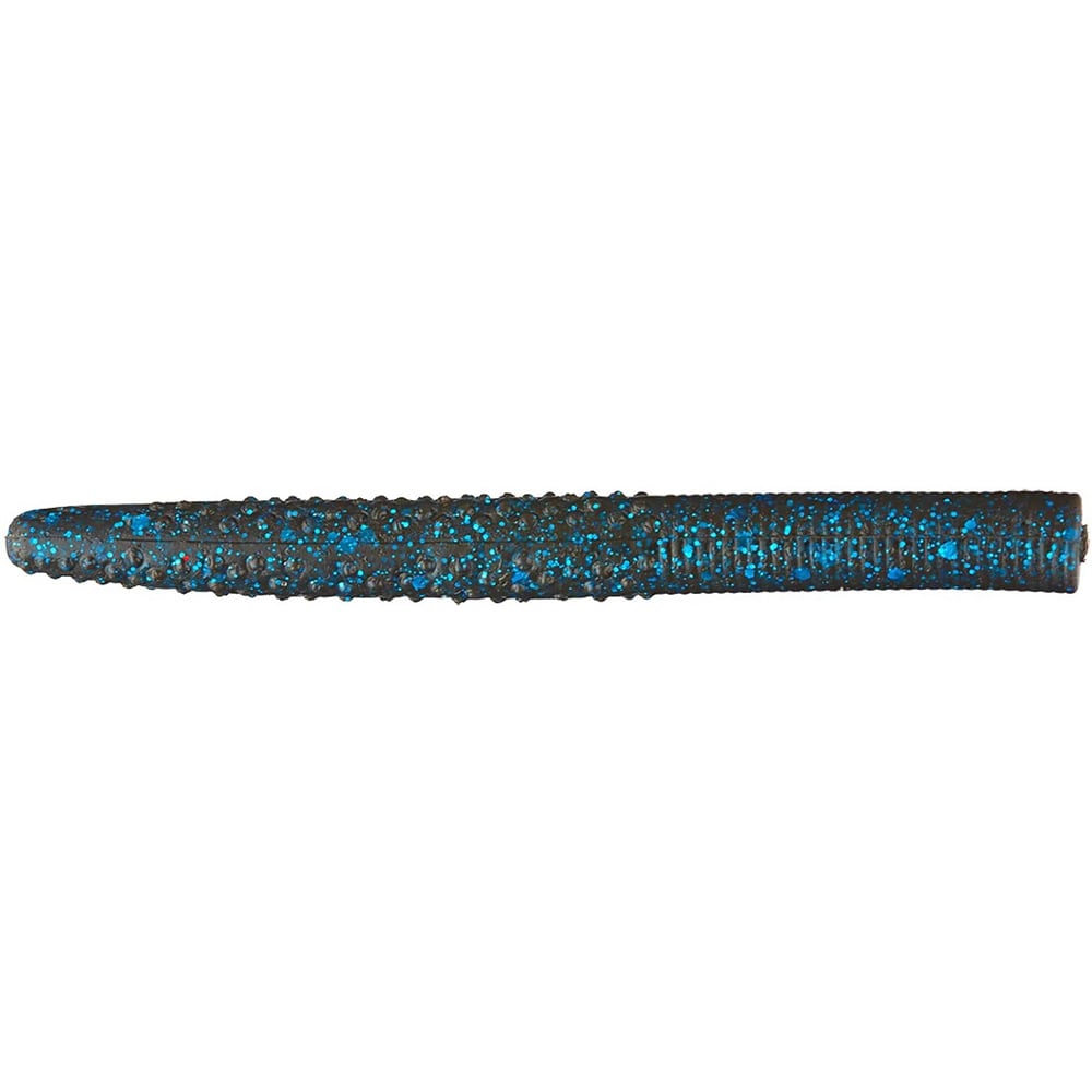 The Z-Man Big TRD cylindrical fishing lure, made by Z-Man with ElaZtech material, features a textured surface and a dark green and blue speckled finish, ideal for Power Finesse ShroomZ enthusiasts.