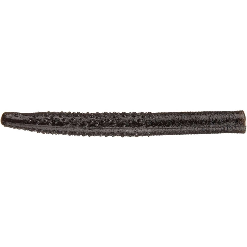 The Z-Man Big TRD by Z-Man is a single black stick bait with a textured surface crafted from ElaZtech, resembling a soft plastic fishing lure ideal for finesse fishing, isolated on a white background.
