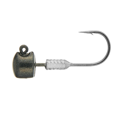 The Z-Man Nedlockz HD from Z-Man is a Ned head jighead with a cylindrical weighted end, sturdy eyelet, and sharp single hook—perfect for rigging finesse baits on your next fishing trip.