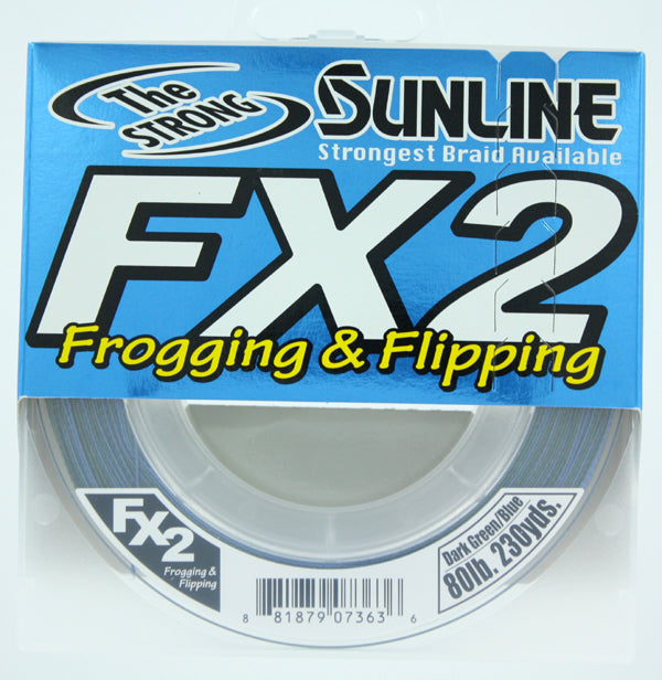 sunline braided fishing line FX2 Line Tackle Express Built with eight separate strands to produce the optimal strength Siglon PE AMZ Braid