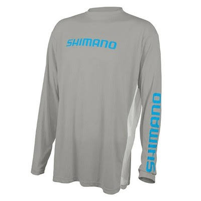 Shimano Long Sleeve Tech Tee - Grey - XXL