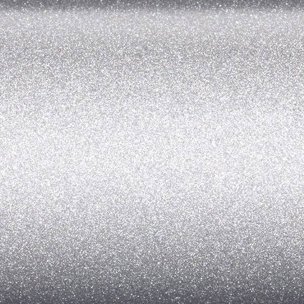 A close-up of a shiny, silver metallic surface with a glittery texture that sparkles in the light—much like the finish on the St. Croix High Stick Drifter 10'0" 4wt Fly Rod (HSD1004.4) used for trout fishing.
