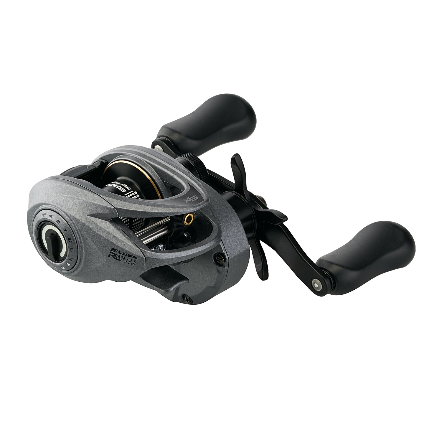 abu revo baitcast reels Garcia MAX X Low Profile Reel Crftic alloy frame and asymetrical body design to provide the ultimate balance in weight Revo Premier Low Profile Reel