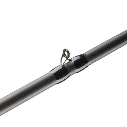 Close-up of a Cashion Rods Element Z2 Series Casting Rod Carolina Rig 7'6" Heavy, featuring a single metal guide ring secured with black wrapping.