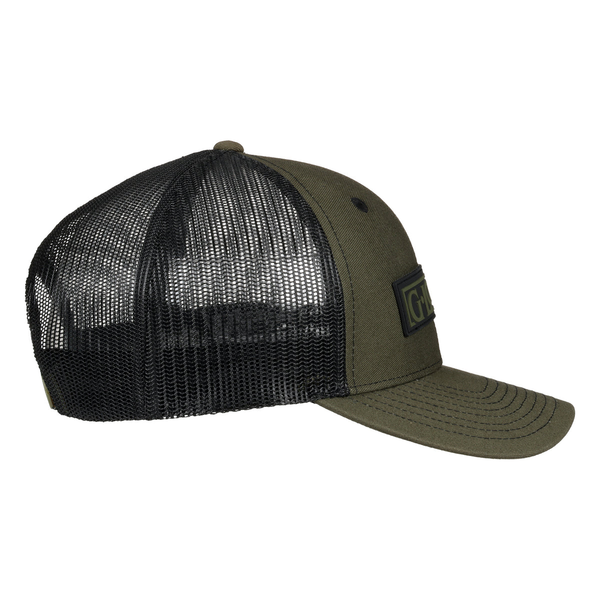 G. Loomis Logo Trucker Hat Faded Olive Black