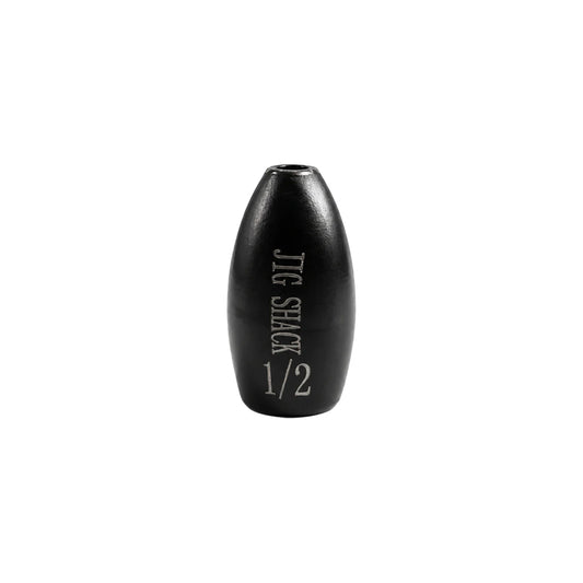 Jig Shack Tungsten Flipping Weights Never Chip Black