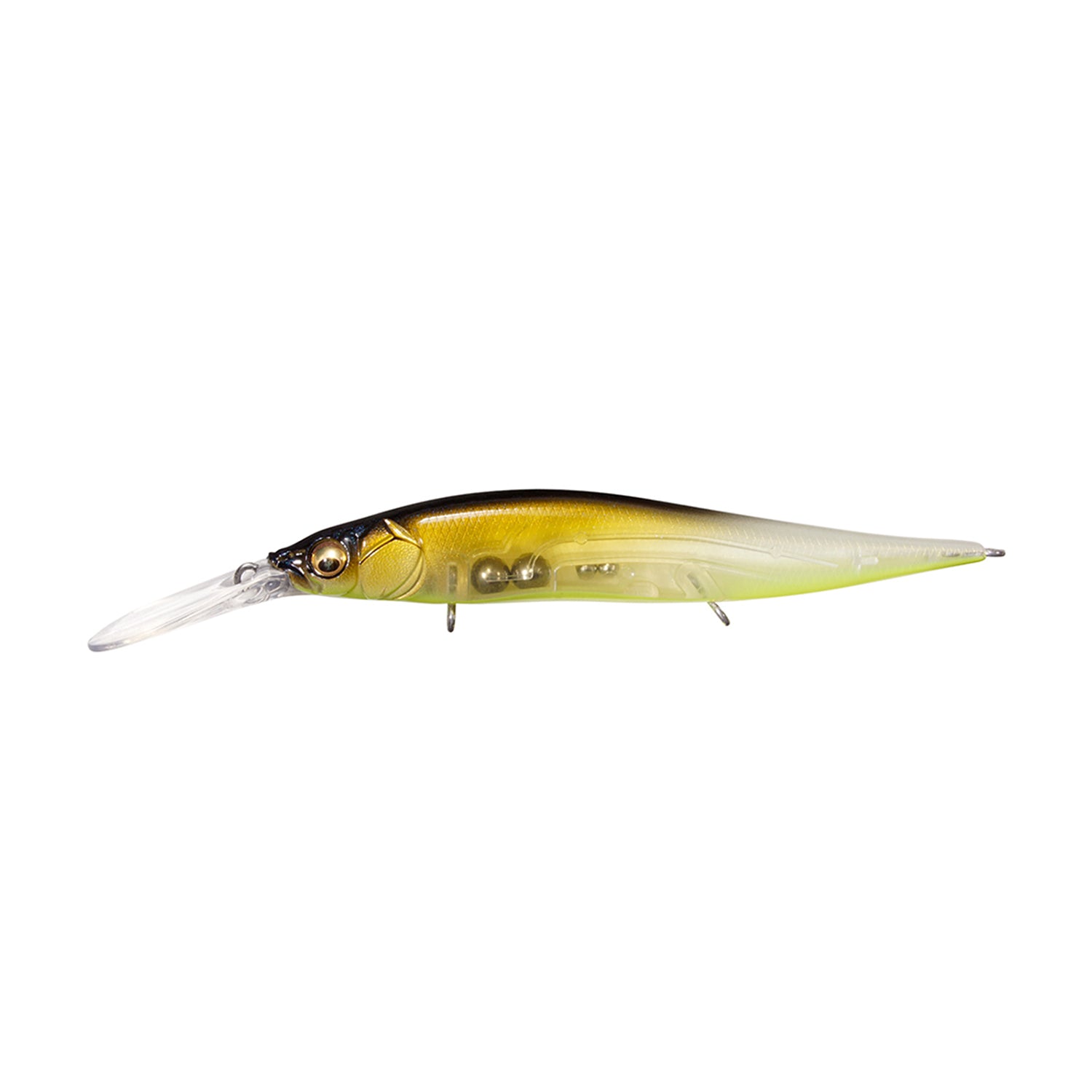 110 fishing lure Megabass Vision Oneten+2 Jr Live Bait Wide Gap Baitholder Snell Master the drama with Model:30