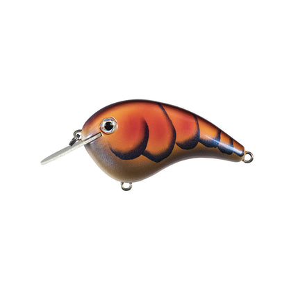 The Strike King Chick Magnet Flatside Crankbait is a flat-sided lure featuring a fish head design, inspired by Strike King's renowned craftsmanship.