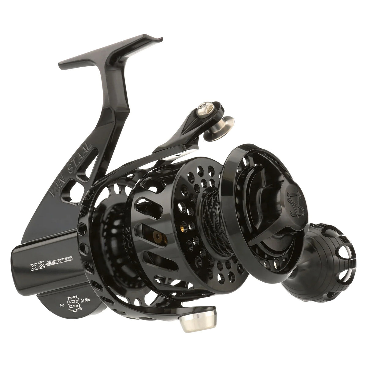 Van Staal VSX2 Black Bail-Less Spinning Reel 200 4.25:1 LH | VS200BX2