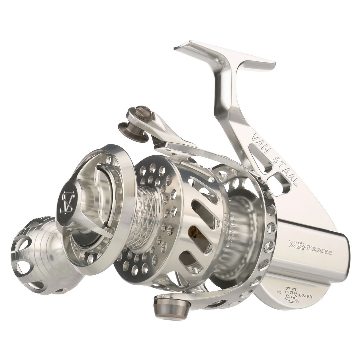 Van Staal VSX2 Silver Bail-Less Spinning Reel 201 4.25:1 RH | VS201SX2
