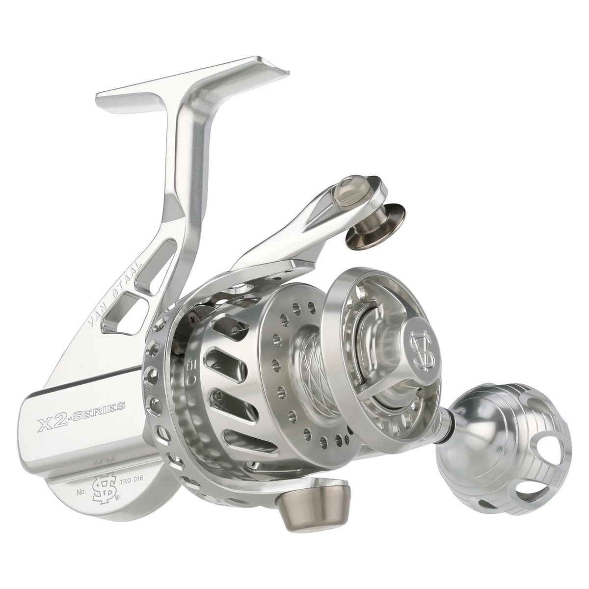 Van Staal VSX2 Silver Bail-Less Spinning Reel 50 5.9:1 LH | VS50SX2