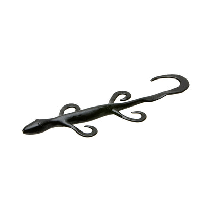 The Zoom Lizard 6" 9pk by Zoom is a black, long-tailed lure designed to attract big catches in any water.